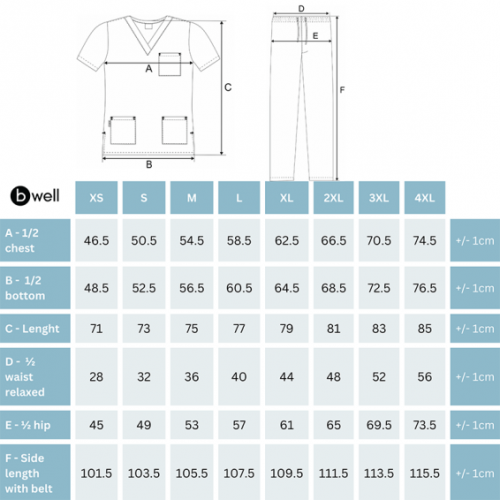 Комплект туника и панталон Colombo светлосив