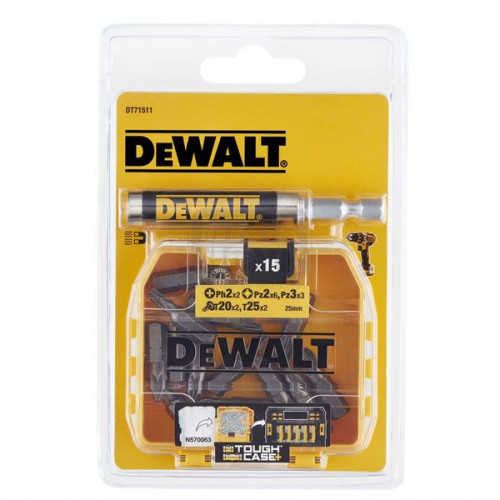 Комплект магнитни адаптори и битове Dewalt DT71511