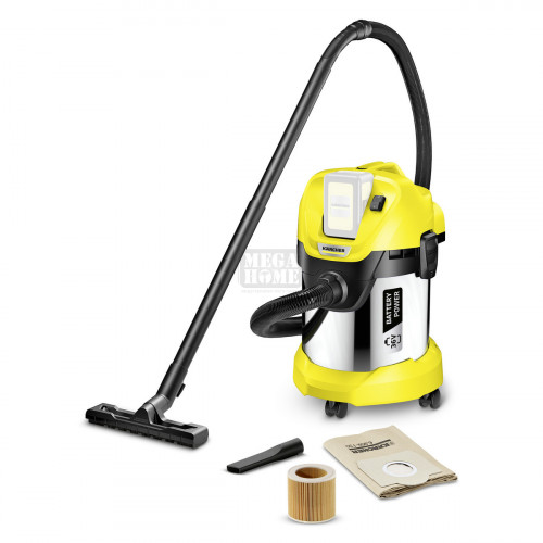 Акумулаторна прахосмукачка Karcher WD 3 Battery Premium