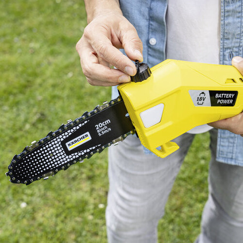 Акумулаторен верижен трион с удължител Karcher PSW 18-20 Battery