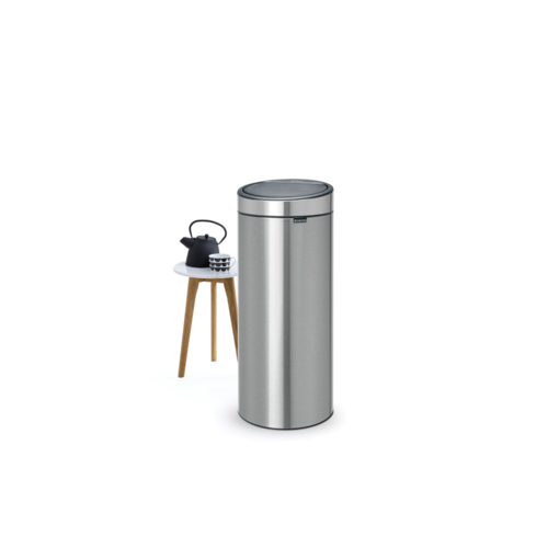 Кош за смет Brabantia Touch Bin New 30L, Matt Steel