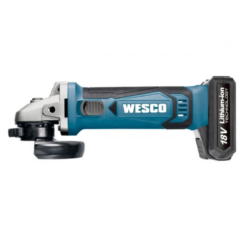 Ъглошлайф WESCO WS2941 18V Li-Ion 2Ah  115мм  8800 min-1