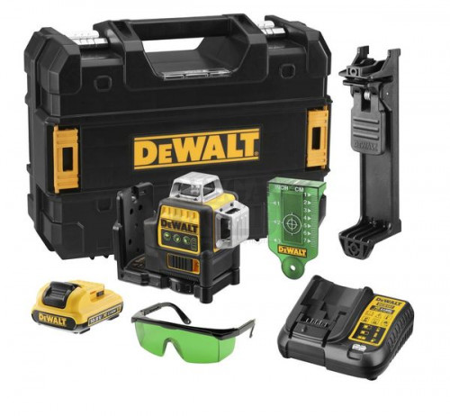 Лазарен нивелир с 3 лъча Dewalt DCE089D1G