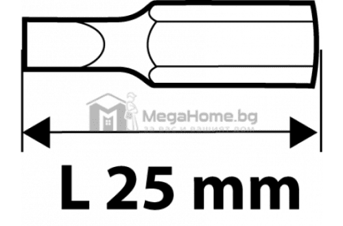 Отвертка с тресчотка марка Topex 1/4\&quot; с 12 бр. накрайници