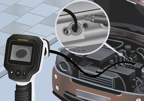 Видеоконтролер Laserliner VideoScope One 9мм, 1.5м, 2.7"