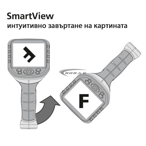 Видеоконтролер Laserliner VideoFlex G4 9мм, 1.5м, 3.5"