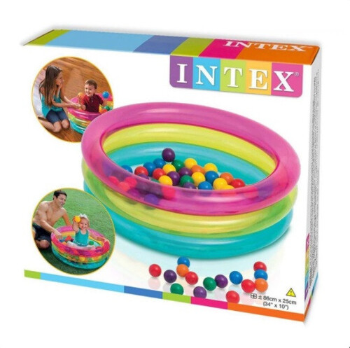 Надуваем детски център за игра с топки Intex