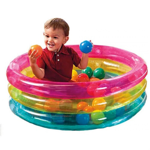 Надуваем детски център за игра с топки Intex