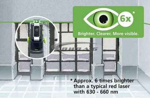 Зелен лазерен нивелир Laserliner CompactLine-Laser G360 Set