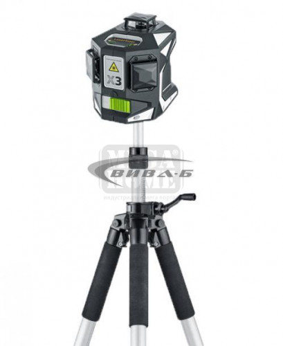 Зелен лазер Laserliner X3-Laser Pro с тринога VarioStand L300