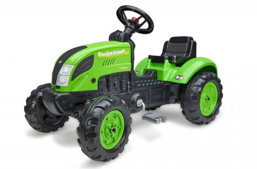 Детски трактор с педали в зелен цвят Falk F2057
