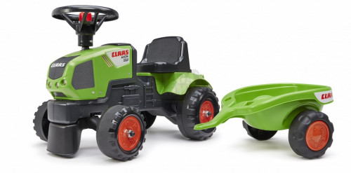 Бебешки трактор с ремарке в зелен цвят Falk F1012B