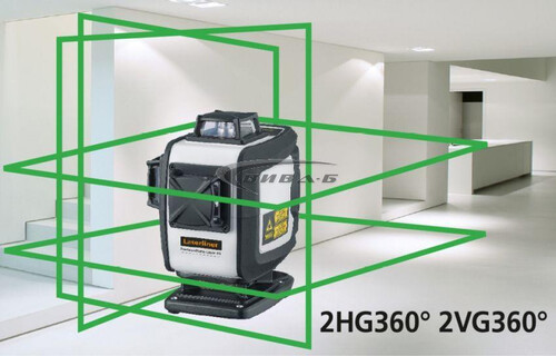 Зелен линеен лазер Laserliner PrecisionPlane-Laser 4G
