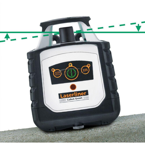 Зелен ротационен лазер Laserliner Cubus G 110 S