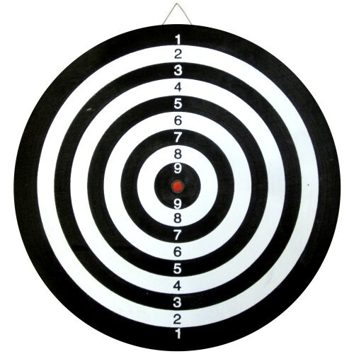 Двустранен дартс 15,75 инча Maxima с 6 стрели