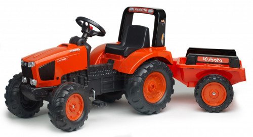 Детски трактор с ремарке и педали Falk Kubota F2060AB