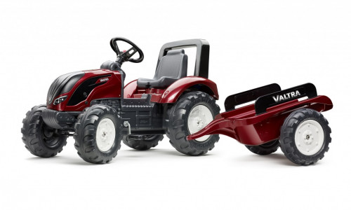 Детски трактор с ремарке и педали Falk Valtra F4000AB