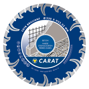 Диск Carat диамантен за сухо рязане 125 x 22.23 мм, 7.5 мм Диск Carat диамантен за сухо рязане 125 x 22.23 мм, 7.5 мм