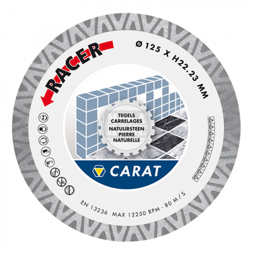 Диск Carat диамантен за сухо рязане 115 x 22.23 x 1.2 мм, 10 мм