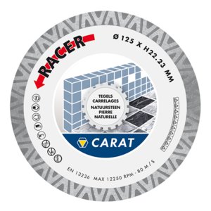 Диск Carat диамантен за сухо рязане 125 x 22.23 x 1.2 мм, 10 мм Диск Carat диамантен за сухо рязане 125 x 22.23 x 1.2 мм, 10 мм