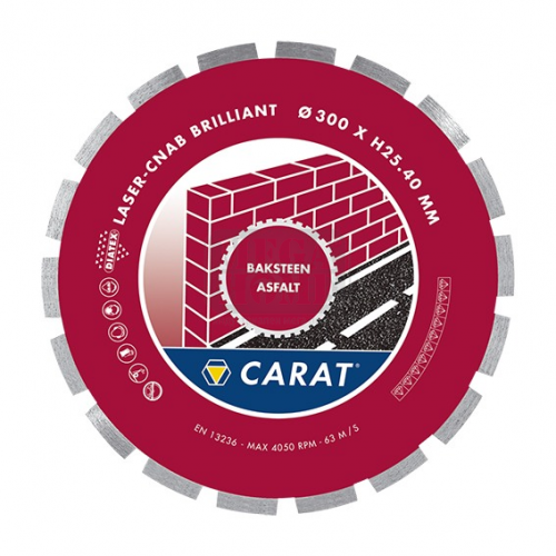 Диск Carat диамантен за мокро рязане 300 x 25.4, 10 мм