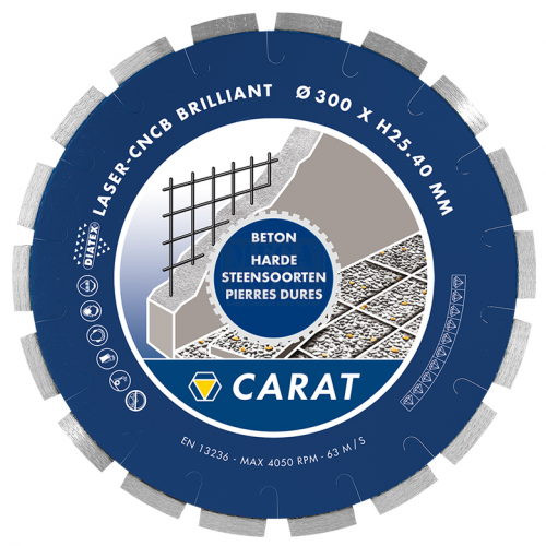 Диск Carat диамантен за мокро рязане 350 x 25.4, 10 мм CNCB