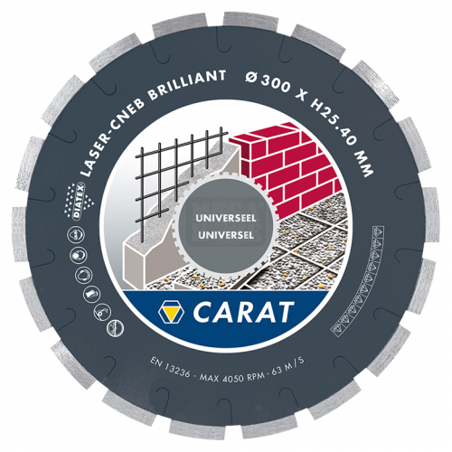 Диск Carat диамантен за мокро рязане универсален 400x25.4,10 мм