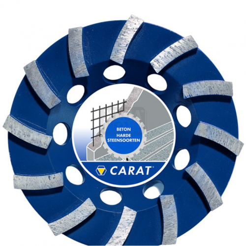 Диск Carat диамантен за шлайфане на бетон 125 х 22.23 мм