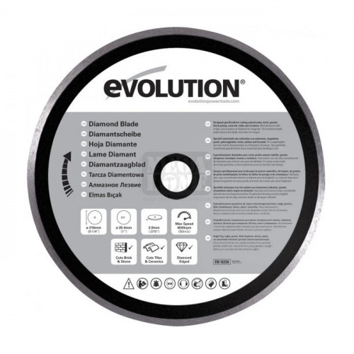 Диамантен диск EVOLUTION RAGE 210 мм