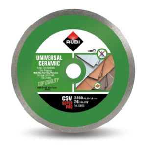 Диск Rubi диамантен за сухо рязане 125x22.23x1.7 мм 7 мм CSV Pro