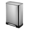 Метален кош за отпадъци с педал 50 л-megahome.bg