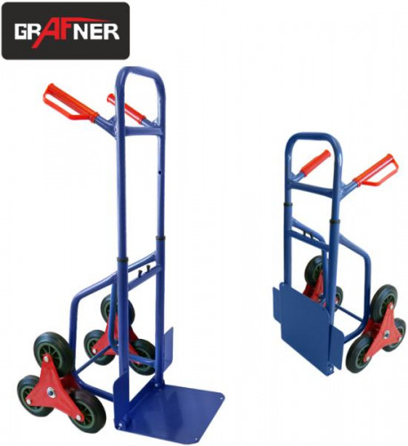 Ръчна транспортна количка за стъпала GRAFNER HR2086R