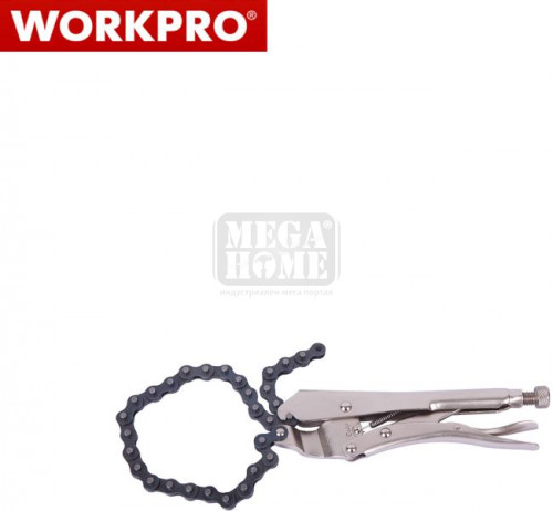 Клещи за фиксиране на вериги WORKPRO 480 мм