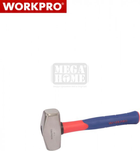 Чук с дръжка от фибростъкло WORKPRO 1100-1360 гр