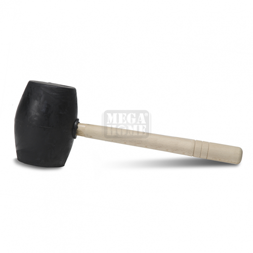 Чук Rubi гумен с дървена дръжка 0.750 кг черен