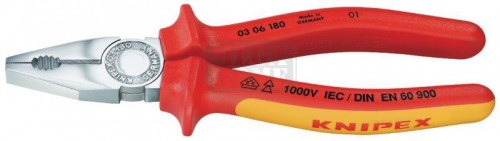 Изолирани комбинирани клещи KNIPEX 160-180 мм