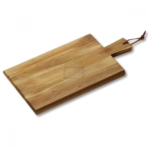Дървена дъска за рязане с дръжка Kesper 35х18 см