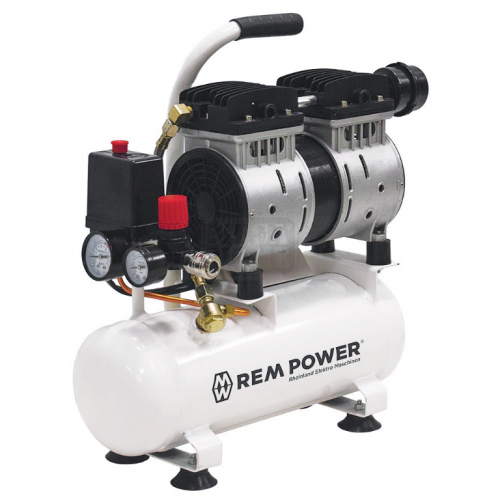 Компресор REM Power с електродвигател 8 bar 0.67к.с. 6л 105л/мин