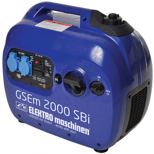 Генератор REM Power бензин монофазен инверторен 2000W 3.5к.с7,8A