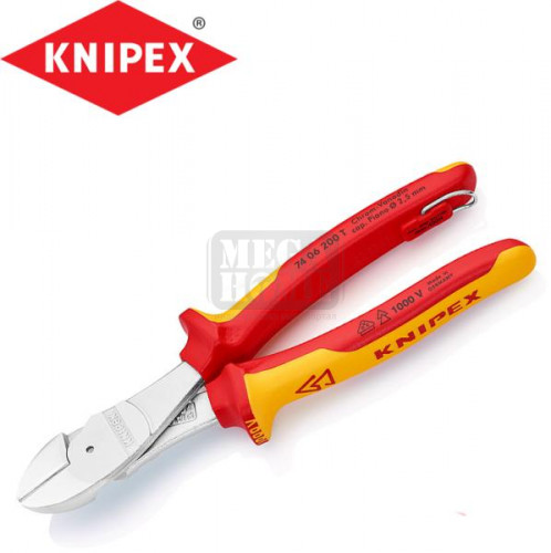 Усилени клещи странични резачки с тока KNIPEX 200 мм