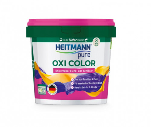 Препарат против петна за цветно пране Heitmann Pure Oxi 500 гр.