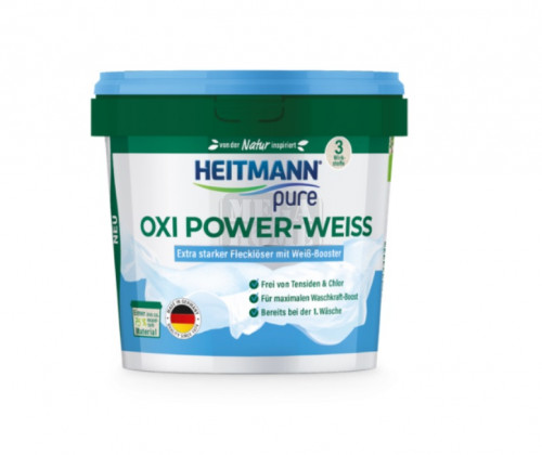 Препарат против петна за бяло пране Heitmann Pure Oxi 500 гр.