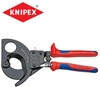 Ножици за рязане на кабел KNIPEX Ф52 мм / 380 мм2-megahome.bg