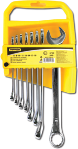 Ключ звездогаечен к-т Top Master Pro 8-19мм на стойка CR-V TMP