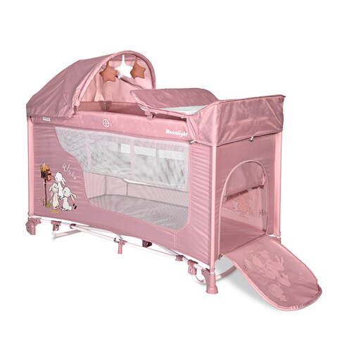 Бебешка кошара с 2 нива Lorelli Moonlight Rocker 2021