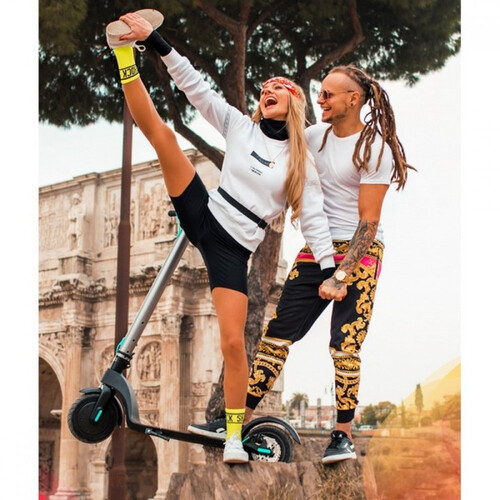 Електрически скутер Well X7 сребрист 350 W 8.5" 6.4 Ah