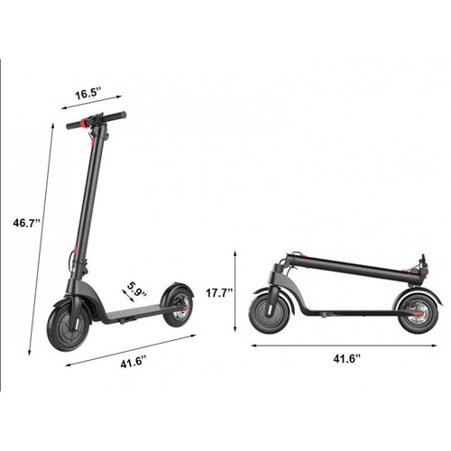 Електрически скутер Well X7 350W 8.5&quot; 6.4Ah Panasonic батерия