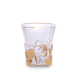 Чаши за уиски 6 броя Bohemia 1845 Crack Golden Ice 310 мл Чаши за уиски 6 броя Bohemia 1845 Crack Golden Ice 310 мл