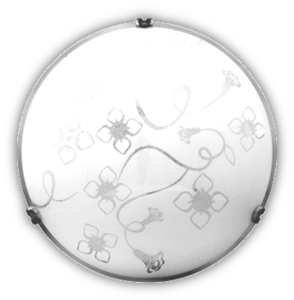 Плафониера Eltron CVETA 1хЕ27 60W ф300 мм