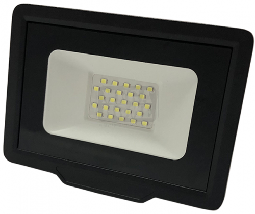 LED прожектор Optonica 20W 6000K 1700lm 230V черен IP66